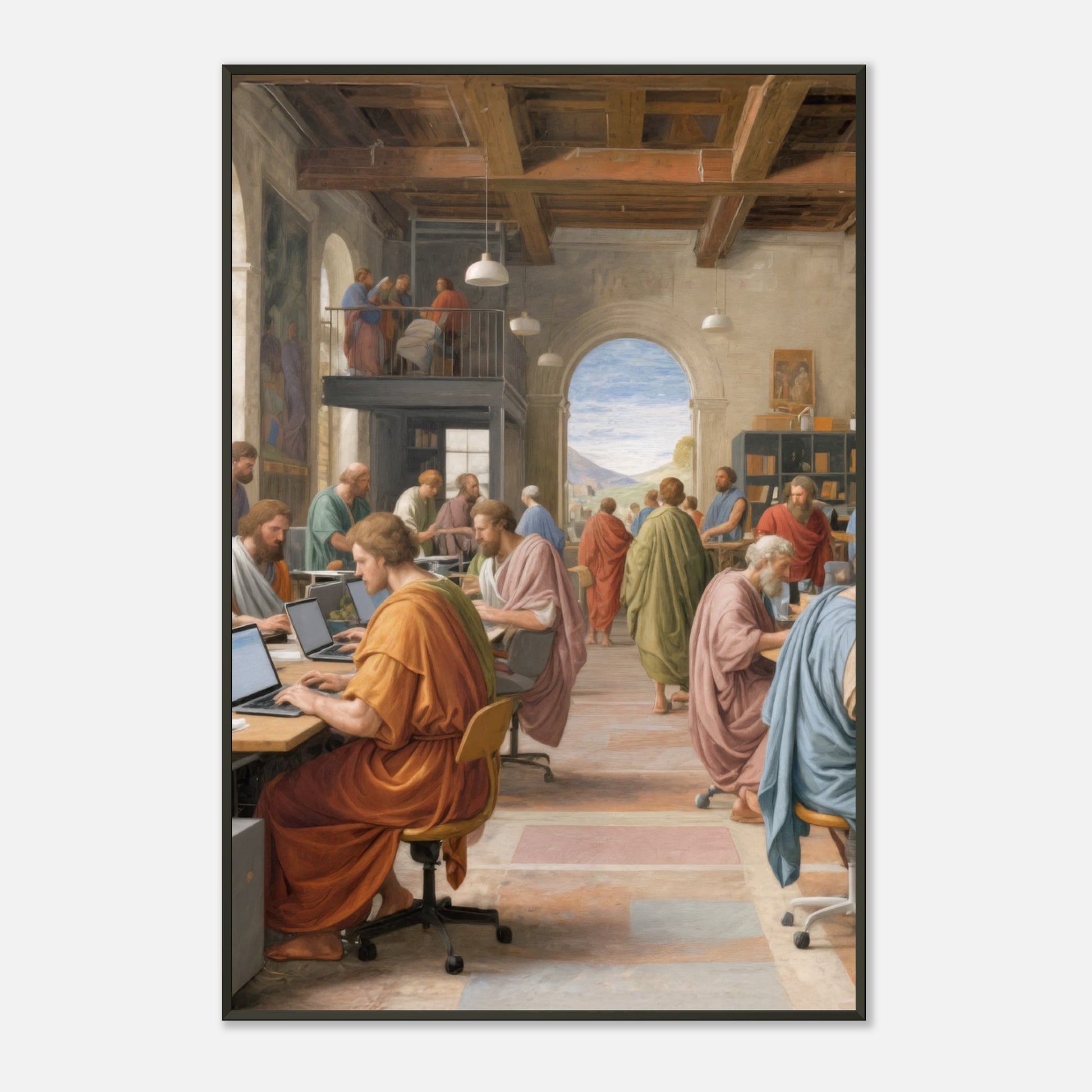 The Scholars’ Startup – poster in aluminium lijst, productfoto, vooraanzicht (weergave 4)