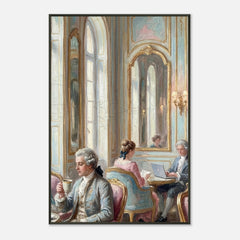 Rococo Co-Working – poster in aluminium lijst, productfoto, vooraanzicht (weergave 4)
