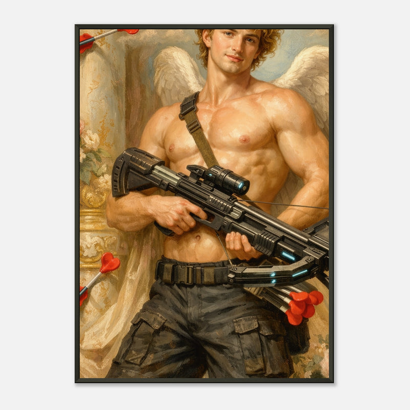 Cupid, Fully Loaded – poster in aluminium lijst, productfoto, vooraanzicht (weergave 3)