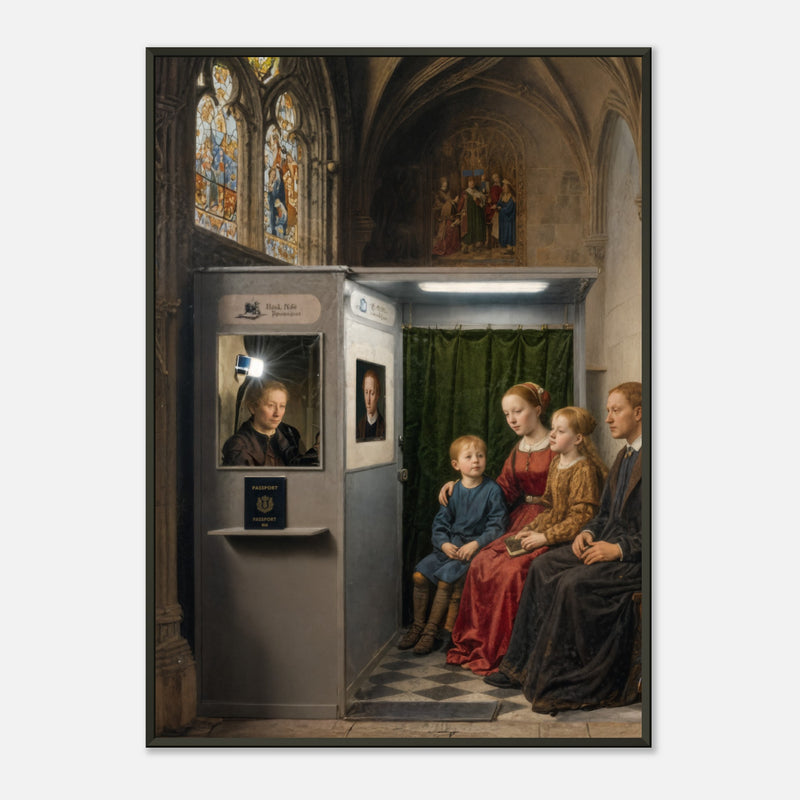 Chapel ID – poster in aluminium lijst, productfoto, vooraanzicht (weergave 3)