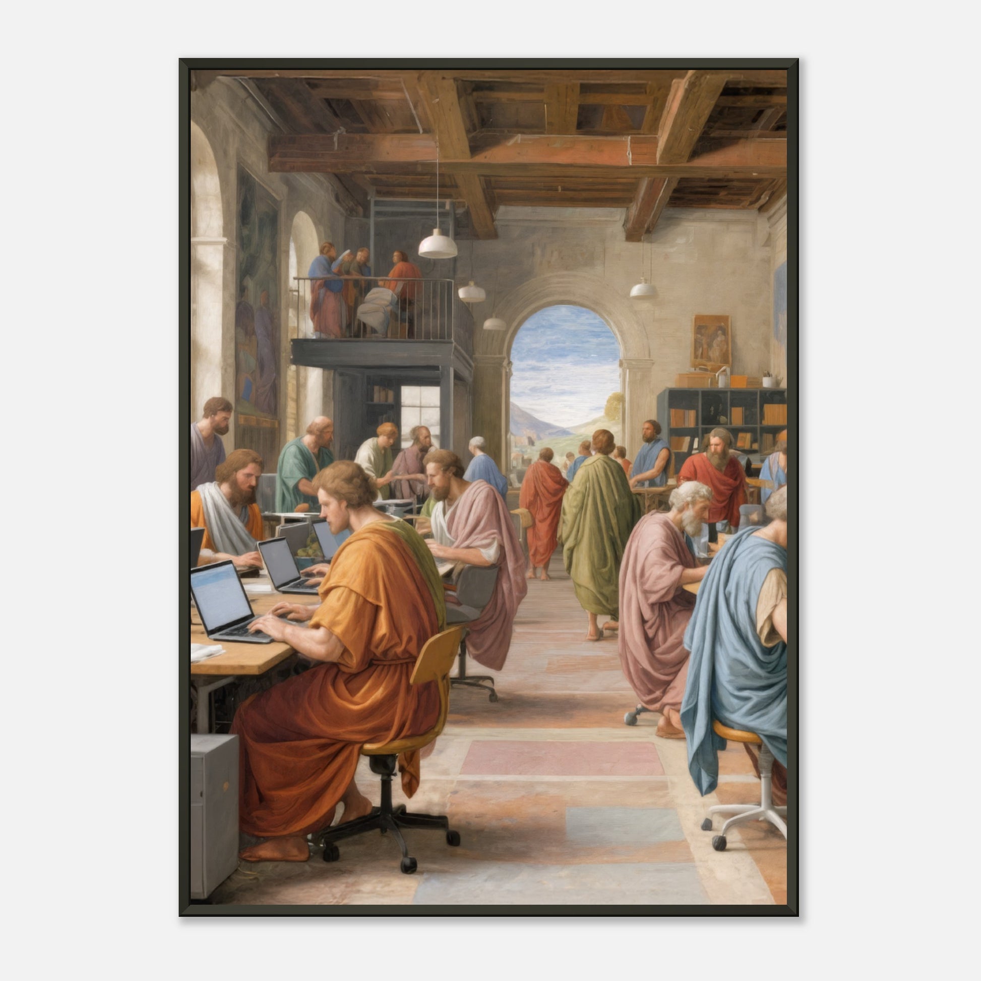 The Scholars’ Startup – poster in aluminium lijst, productfoto, vooraanzicht (weergave 3)