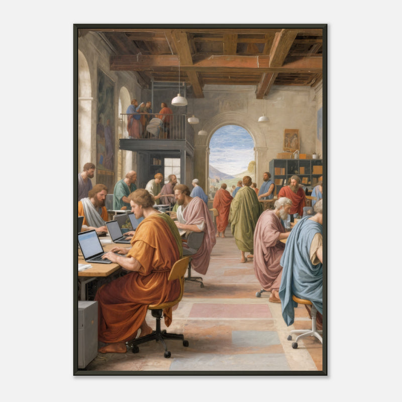 The Scholars’ Startup – poster in aluminium lijst, productfoto, vooraanzicht (weergave 3)