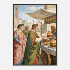 Burger Renaissance – poster in aluminium lijst, productfoto, vooraanzicht (weergave 3)
