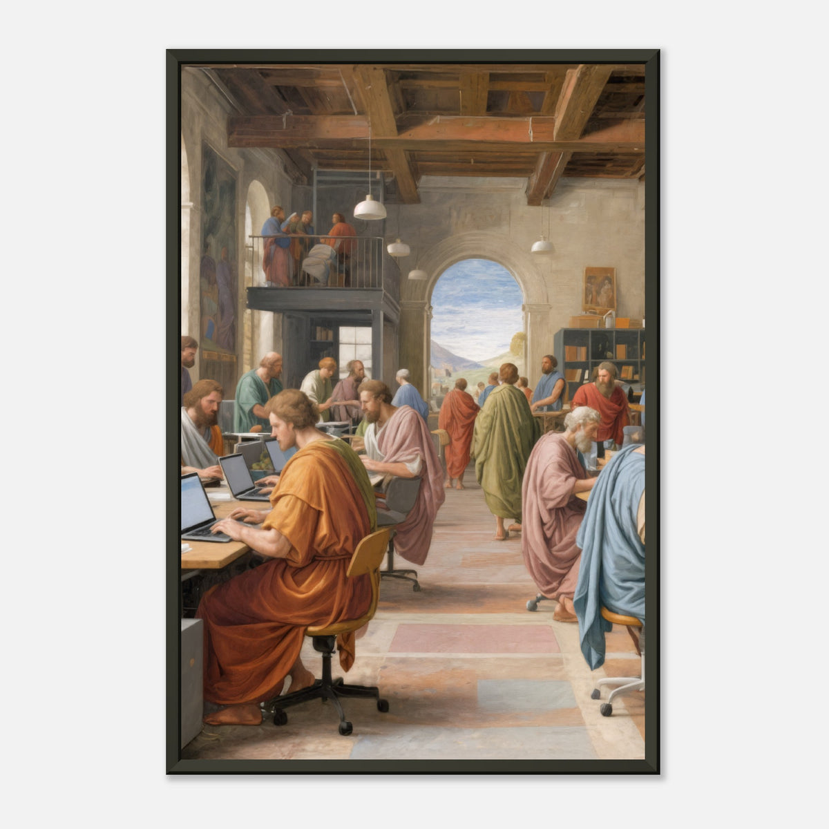 The Scholars’ Startup – poster in aluminium lijst, productfoto, vooraanzicht (weergave 2)
