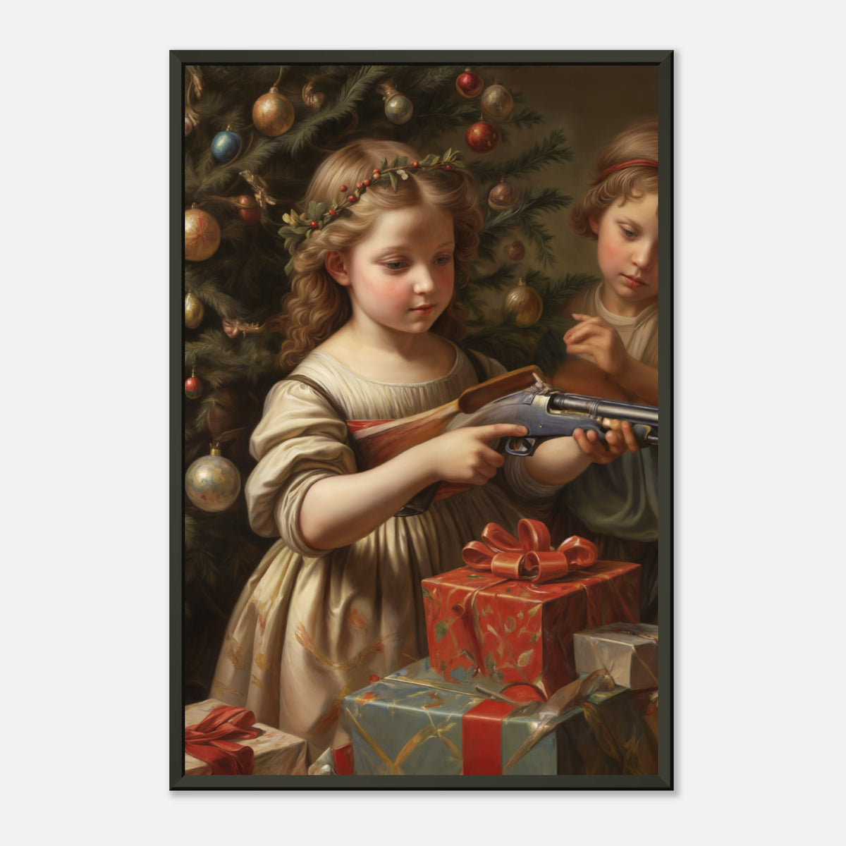 Peace, Unwrapped – poster in aluminium lijst, productfoto, vooraanzicht (weergave 2)