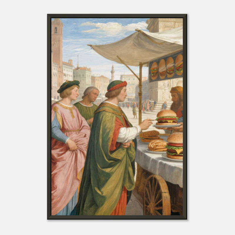 Burger Renaissance – poster in aluminium lijst, productfoto, vooraanzicht (weergave 2)