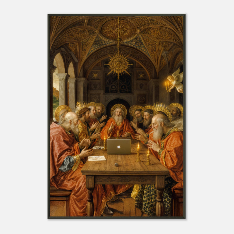 The Holy Zoom – poster in aluminium lijst, productfoto, vooraanzicht (weergave 2)