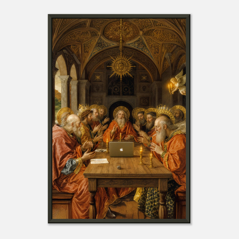 The Holy Zoom – poster in aluminium lijst, productfoto, vooraanzicht (weergave 4)