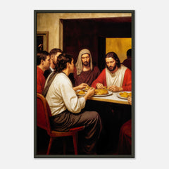 McRenaissance Supper – poster in aluminium lijst, productfoto, vooraanzicht (weergave 2)