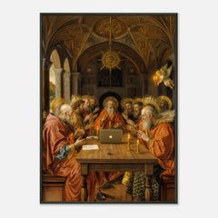 The Holy Zoom – poster in aluminium lijst, productfoto, vooraanzicht (weergave 3)