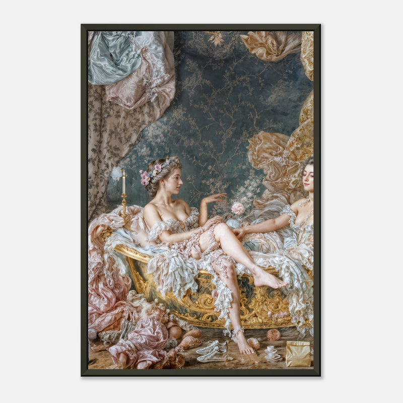 Rococo Soak – poster in aluminium lijst, productfoto, vooraanzicht (weergave 2)